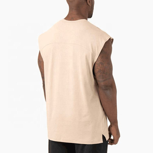 Débardeur Homme Personnalisé en Polyester Spandex Jacquard Texturé – T-shirt Sport Décontracté Sans Manches pour Entraînement et Musculation - Product Image 5