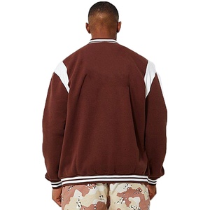 Stylish <b>Men</b> Canvas Varsity Jacket Autumn Hot Selling Breathable Windproof Eco-friendly High Quality Easy Wash Custom Colors - Product Image 2