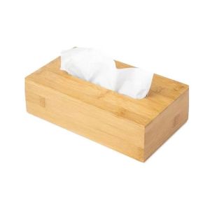 Eco-friendly Bamboo <b>Tissue</b> <b>Paper</b> Box for Home Office Bamboo Cover for Bathroom Hotel Use Bulk Order Cheap Price - Product Image 5