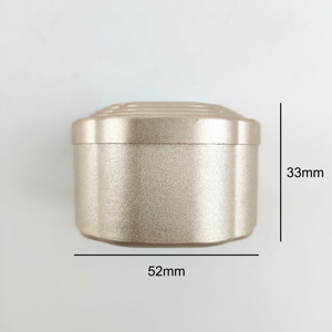 Caja Metálica Pequeña con Forma de Flor y Logotipo Personalizado, Mini Bote de Té Vacío para Empaque de Hojas de Té Sueltas, Venta al Por Mayor - Product Image 2