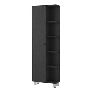 Mobiletto Porta Asciugamani Los Angeles con Cinque Ripiani e Una Divisoria per Arredo Bagno - Product Image 2