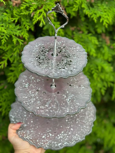 Nuevo Diseño de Soporte Redondo para Pastel de Resina, Soporte Personalizado para Pastel de Boda, Base Redonda de Resina de Lujo al Mejor Precio para Pastel Redondo - Product Image 3