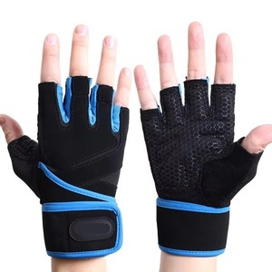 Wholesale Gym Weightlifting Half Finger <b>Gloves</b> Cotton & Polyester Unisex Breathable Lightweight for Training 2026 New Arrival - Product Image 4