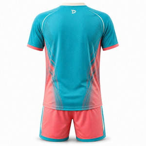 Uniforme de Fútbol Premium para Hombre, Sublimado Personalizado, Conjunto Deportivo de Futsal Transpirable, Camiseta y Pantalones Cortos de Fútbol, Ropa de Equipo - Product Image 3