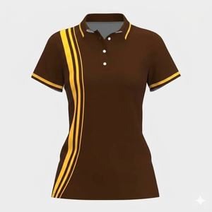 Breathable Quick Dry 100% Polyester Solid Knitted Women's for Shirt Heat Transfer Printing Casual Wear Custom Made Size & Color - Product Image 4
