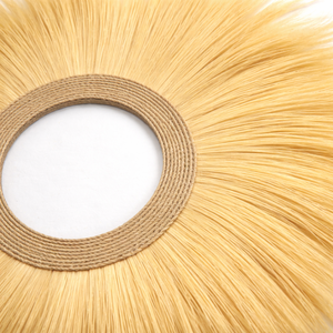 กระจกติดผนังงานแต่งงานสไตล์โบฮีเมียนทรงกลม พร้อมขอบหวายธรรมชาติรูปทรงพระอาทิตย์ ทำด้วยมือ เป็นมิตรกับสิ่งแวดล้อม ทนทาน ใช้สำหรับแสดงความขอบคุณและความชื่นชม - Product Image 2