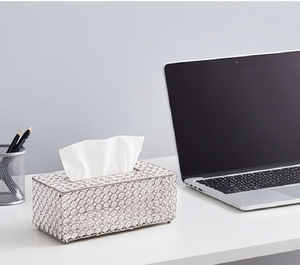 Organisateur de vaisselle en métal et cristal, porte-serviettes décoratif, idéal pour le rangement de la vaisselle à la maison et au restaurant - Product Image 5