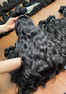 Extensiones de Cabello Natural Ondulado Vietnamita de Alta Calidad 100% a Precio de Fábrica, Súper Fluido, Sin Caída, Sin Enredos, Gran Stock - Product Image 3