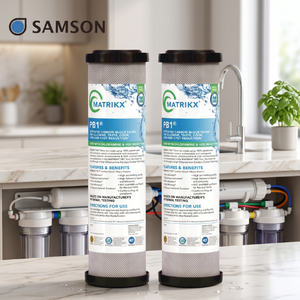 Cartucho de Filtro de Bloque de Carbón Sólido para Reducción de COV, Certificación de Sostenibilidad WQA, Suministro de Distribuidor en Taiwán - Product Image 1