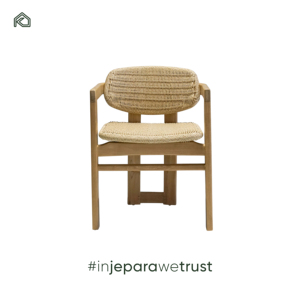 Fauteuil en teck moderne, écologique et durable pour restaurants commerciaux, hôtels, cuisines, usage extérieur - Amira - Product Image 2