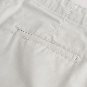 กางเกงขาสั้นผู้ชายแฟชั่นคุณภาพสูง ระบายอากาศได้ดี ผ้าแคนวาส เหมาะสำหรับออกกำลังกาย เล่นกีฬา เอวยางยืด ผ้าไม่ทอ 100% ผ้าฝ้าย - Product Image 4