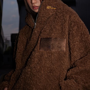 Abbigliamento invernale all'ingrosso Sherpa felpa felpa da uomo Sherpa Pullover moda abbigliamento invernale per uomo - Product Image 4