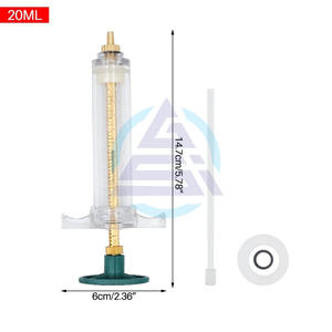 Seringue d'alimentation en plastique et acier pour perroquets, pigeons, animaux de ferme et chiens, 10/20/30/50/100 ml, pour injection vétérinaire et alimentation continue des oiseaux. - Product Image 6