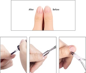 Coupe-cuticules de qualité supérieure en acier inoxydable, design moderne, pour soins personnels - Product Image 5