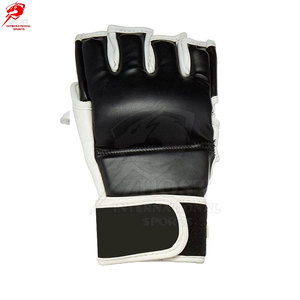 Guantes de MMA duraderos con palma abierta y correa de muñeca ajustable para entrenamiento en gimnasio, boxeo y grappling - Product Image 5