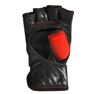 Gants de MMA en cuir souple, structure à paume ouverte, antidérapants, avec sangle de poignet réglable pour un contrôle naturel du mouvement, parfaits pour - Product Image 3