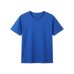เสื้อยืดคอกลมแขนสั้นผู้ชาย ผ้าเจอร์ซีย์คอตตอน 100% ทรงปกติ สีเขียวล้วน สวมใส่สบาย ระบายอากาศได้ดี แบบถัก - Product Image 4