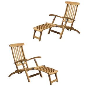 Chaises pliantes en bois massif, meubles d'extérieur pour parcs et piscines, chaises longues en bois, fabrication en Indonésie, vente en gros - Product Image 4