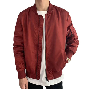 Men's Good Quality Zipper Bomber <b>Jacket</b> Four Seasons Custom logo Windproof Waterproof <b>Winter</b> Men Bomber <b>Jackets</b> with <b>cheap</b> - Product Image 6