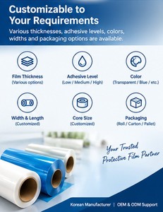 Film de protection PE moderne et écologique pour le formage et l'estampage de tôles en acier inoxydable et en aluminium - Product Image 4