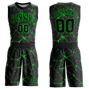 Uniformes de Baloncesto Deportivos al Por Mayor para Adultos, Conjuntos Personalizados Impresos, 100% Poliéster, Transpirables y de Secado Rápido - Product Image 1