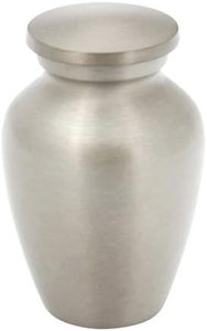 Urne funéraire pour animaux de compagnie, mini urne commémorative moderne en métal pour cendres, vase de table, cadeau - Product Image 6