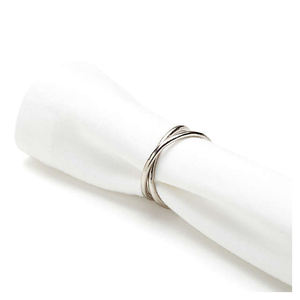 Anillo para Servilletas Botánico Bold Blossom, Anillo Porta Servilletas de Acero Inoxidable con Acabado en Latón, Diseño Novedoso, Anillo para Servilletas Dorado, Venta al por Mayor - Product Image 4