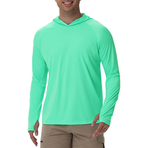 เสื้อฮู้ดป้องกันรังสียูวีสำหรับผู้ชาย – น้ำหนักเบา ป้องกันแสงแดดสำหรับการออกกำลังกาย - Product Image 4
