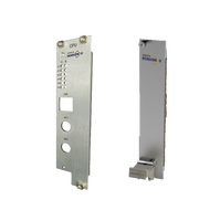 RDEKONO 2U Panel Baja Berlubang AL Blank Rack Mount Panel Spacer untuk Kabinet Rak Server 19 inci atau Enclosure, Hitam