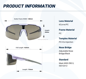 SUA1931 gafas de sol al por mayor resistentes a los arañazos - Product Image 3
