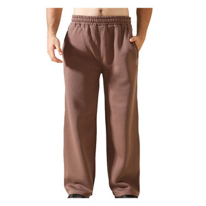 Heavy Weight Men Baggy Trouser French Terry <b>Jogger</b> Pants Cotton Thick Warm Loose <b>Cuffed</b> Plain Blank Sports <b>Jogger</b> Pants - Product Image 3