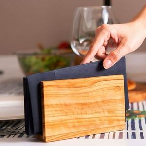 AZ ENTERPRISES Porte-serviettes en bois avec salières et poivrières, design moderne sur pied pour utilisation sur table - Product Image 6