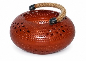 Porte-bougie votif suspendu marocain en fer bronze vintage moderne fantaisie luxueux unique petit pour la décoration de la maison, des fêtes et des mariages - Product Image 4
