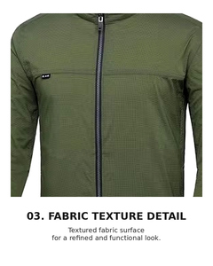 Chaqueta de Trabajo Ultraligera, Resistente al Agua y Elástica, con Malla Transpirable |   Marca Coreana MARK MK-1117 OEM/ODM - Product Image 6