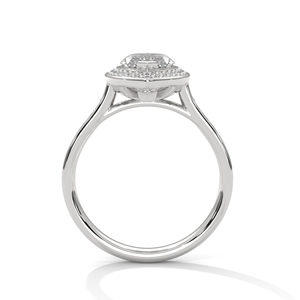 Handmade 14k White Gold Engagement Solitaire <b>Rings</b> With Marquise Cut Lab Grown Diamond <b>Crafted</b> With Care For Timeless Elegance - Product Image 3