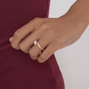 Bague de fiançailles solitaire en or massif 18 carats avec diamant ovale de 1,20 carat cultivé en laboratoire, certifié IGI, très demandée, tendance pour femme, en promotion, export - Product Image 5