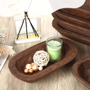 Christmas Trees Aromatherapy <b>Candle</b> in Wooden Dough Bowl Home Decor Scented <b>Candle</b> Holder for Weddings and Easter - Product Image 6