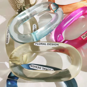 Cadena decorativa de resina para pared, cadena de resina para decoración artesanal, cadena de resina para decoración de lujo - Product Image 2