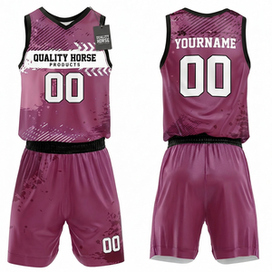 Maillot de basketball réversible et respirant 2026 – Tenue de sport personnalisée entièrement sublimée à séchage rapide – Dernier design - Product Image 2