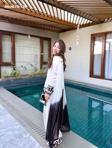 Proveedor de conjuntos de kurta y dupatta Farshi Plazzo de crepé de alta calidad con bordados, de la última colección de diseñadores, procedente de la India, para la moda femenina. - Product Image 2