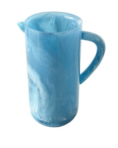CRAFTED TREASURES Nouveauté Pichet en Résine Écologique Classique avec Logo Personnalisé 2,5 Litres en Forme de Carafe pour Fêtes - Product Image 1