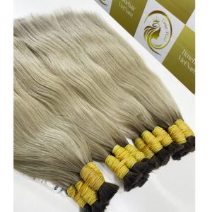 Extensiones de Cabello Humano Ruso Remy Virgen Genius Weft Super Double Drawn de 50g, Ondulado Profundo, Hechas a Mano - Product Image 6