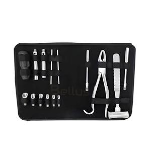 Ensemble d'extracteurs de dents de loup pour chevaux, 14 pièces, instruments chirurgicaux dentaires vétérinaires, acier inoxydable allemand, réutilisables - Product Image 4
