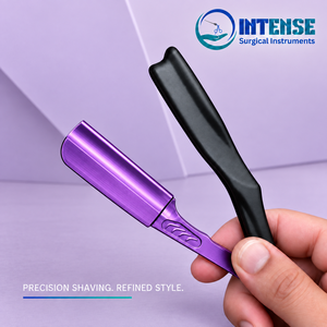 Juego de Navajas de Barbero de Acero Inoxidable con Cuchillas de Repuesto, Herramienta Profesional para Afeitar y Peinar para Salón - Product Image 2