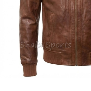 Genuine Leather <b>Jacket</b> High Quality Best Selling Trendy Casual Wear Fashion Style Leather Coat <b>Jackets</b> for Men - Product Image 4