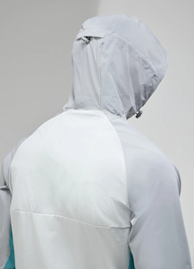 Men's Hooded Windbreaker <b>Jacket</b> Color Blocking Zipper Closure Sporty Outdoor Wear Spring Polyester Material - Product Image 4