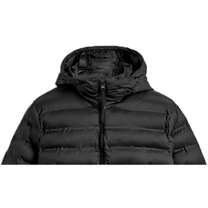 Veste d'hiver décontractée imperméable pour homme, avec col montant, logo imprimé OEM, option grandes tailles, poches, en polaire matelassée 300g - Product Image 2