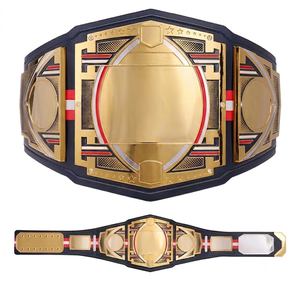 Ceinture Réplique de Championnat de Football Personnalisée pour Fan, 100% Cuir Véritable, Alliage, Confortable, Ajustable, Sportive, Décontractée, de Collection, de Luxe - Product Image 2