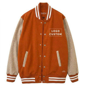 2026 Premium Custom Autumn Casual <b>Varsity</b> <b>Jacket</b>-Woven Stand Collar Zipper Front 100% Cotton Men's <b>Jackets</b> - Product Image 6