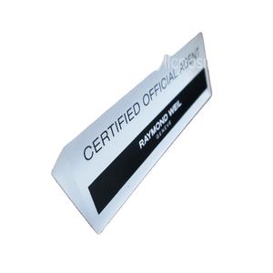 <b>Acrylic</b> logo block triangle shaped table <b>stand</b> menu holder <b>stand</b> - Product Image 3